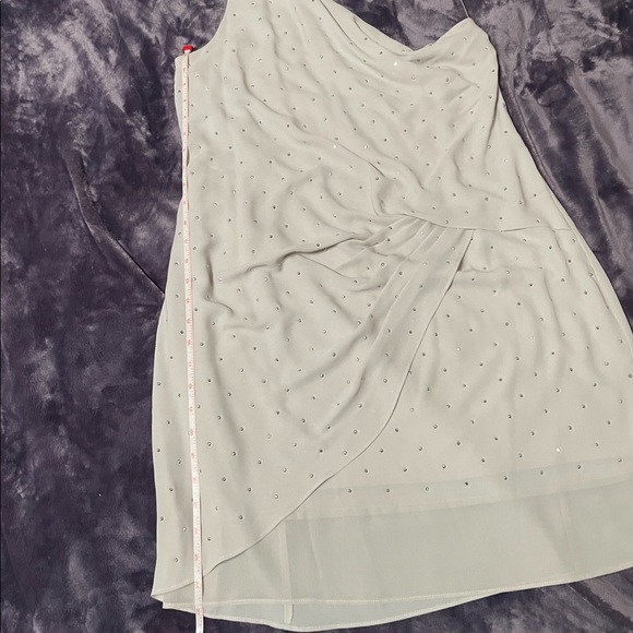 Express Cream Colored One Shoulder Cocktail Dress - Picture 9 of 10